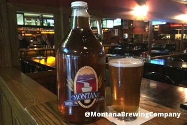 Bottle of beer from Montana Brewing Co.