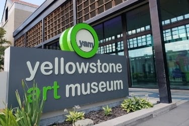 Yellowstone Art Museum sign