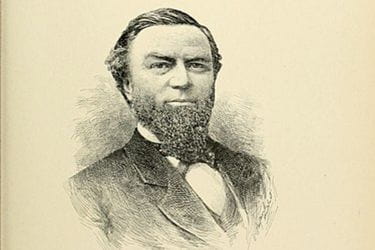 Frederick Billings' portrait drawing