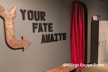 Billings Escape Room waiting area