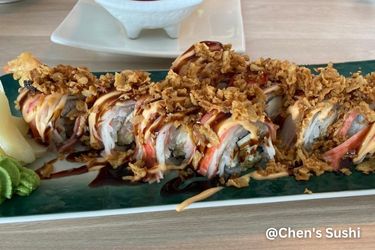 Shagy dog roll at Chen's Sushi