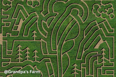 Grandpa's Haunted Maze Design