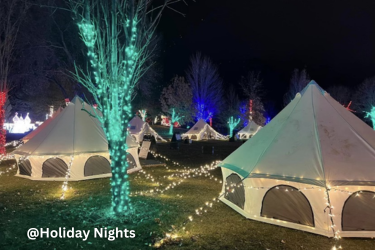 Holiday Lights tents