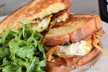 Fresh breakfast sandwich at Local Kitchen & Bar