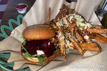 burger with huckleberry