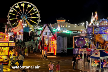 MontanaFair at night