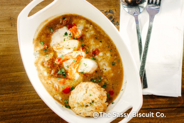 The Sassy Biscuit - Shrimp and grits