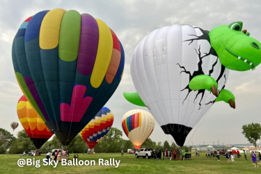 Air Balloons ready to be launch